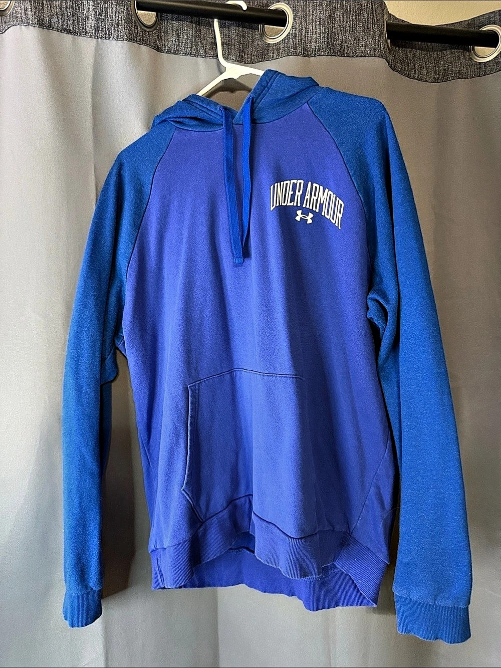 Under Armour Arched Logo Rival Fleece Hoodie Blue XL